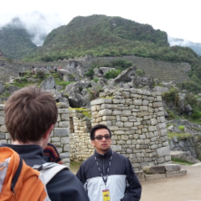 Machu Picchu - our tour guide Conde Travel